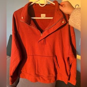 A new day red quarter zip hoodie